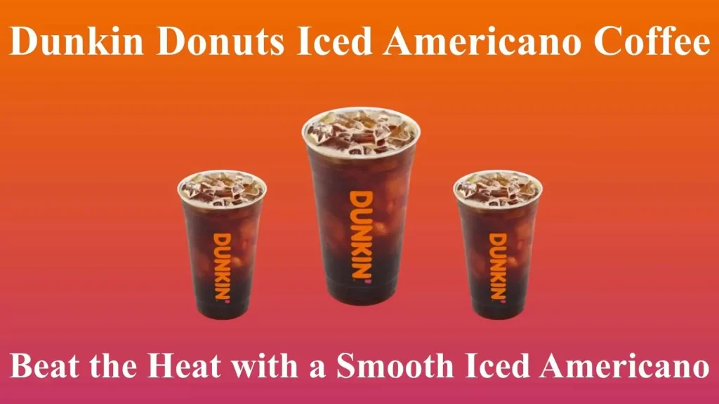 Dunkin Donuts Iced Americano Coffee | Cool Down and Energize with Dunkin' 12 Dunkin Donuts Iced Americano Coffee