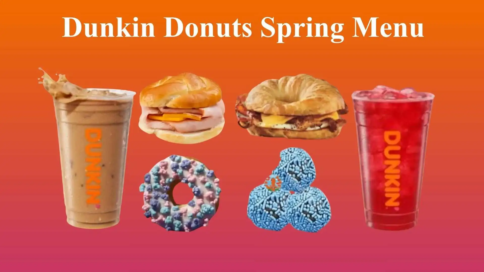 Main image Dunkin Donuts Spring Menu